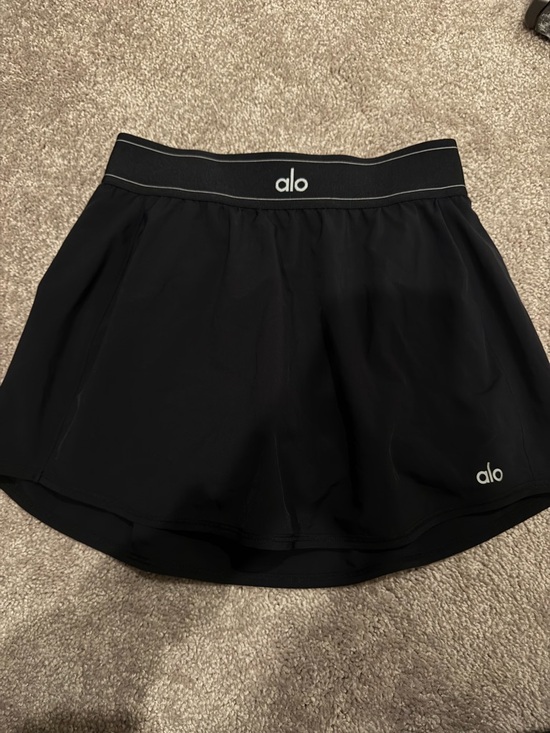 ALO Yoga Pants - Alo Black Match Point Tennis Skirt